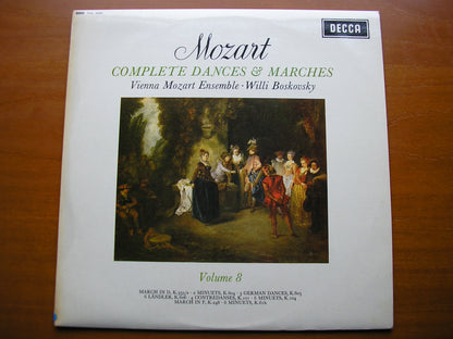 SXL 6247  MOZART: COMPLETE DANCES & MARCHES  Volume 8     BOSKOVSKY / VIENNA MOZART ENSEMBLE     ED