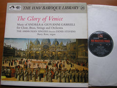 THE GLORY OF VENICE: MUSIC OF ANDREA & GIOVANNI GABRIELI      STEVENS / STRINGS & BRASS ENSEMBLES      HQS 1093