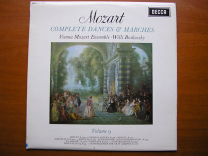 SXL 6248  MOZART: COMPLETE DANCES & MARCHES  Volume 9     BOSKOVSKY / VIENNA MOZART ENSEMBLE     ED1
