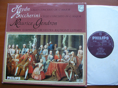 BOCCHERINI & HAYDN: CELLO CONCERTOS    GENDRON / LONDON SYMPHONY / LEPPARD    SAL 3636