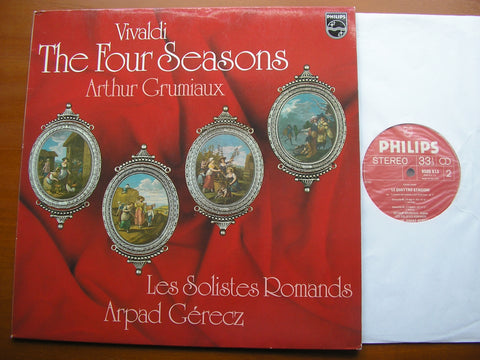 VIVALDI: THE FOUR SEASONS     GRUMIAUX / LES SOLOISTES ROMANDS / GERECZ      9500 613
