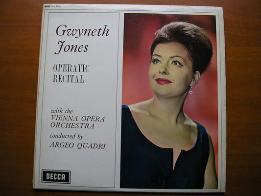 SXL 6249  GWYNETH JONES SINGS OPERA ARIAS: VERDI / WAGNER / CHERUBINI / BEETHOVEN      VIENNA OPERA ORCHESTRA / QUADRI    ED2
