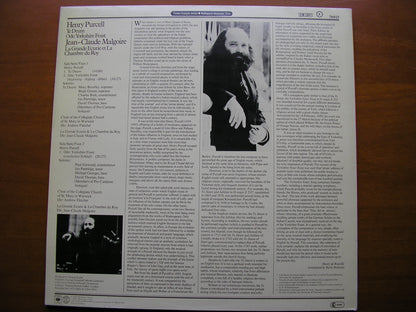 PURCELL: TE DEUM / ODE: YORKSHIRE FEAST    SOLOISTS / LA GRANDE ECURIE ET LA CHAMBRE DU ROY / MALGOIRE     76925