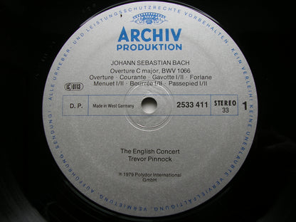 BACH: OVERTURES BWV 1066 & BWV 1068      PINNOCK / THE ENGLISH CONCERT    2533 411