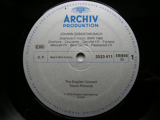 BACH: OVERTURES BWV 1066 & BWV 1068      PINNOCK / THE ENGLISH CONCERT    2533 411