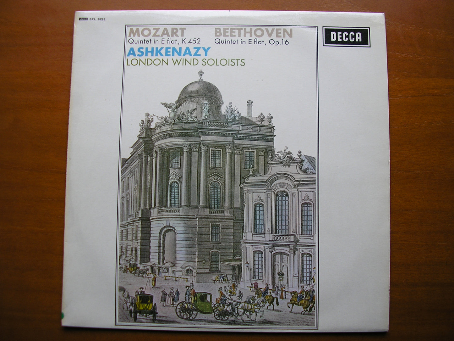 SXL 6252  MOZART: QUINTET / BEETHOVEN: QUINTET      ASHKENAZY / LONDON WIND SOLOISTS     ED2