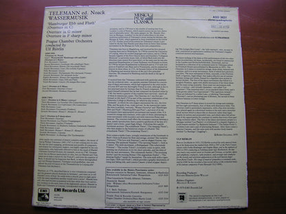 TELEMANN: WASSERMUSIK / TWO OVERTURES     PRAGUE CHAMBER ORCHESATRA / BJORLIN     ASD 3631