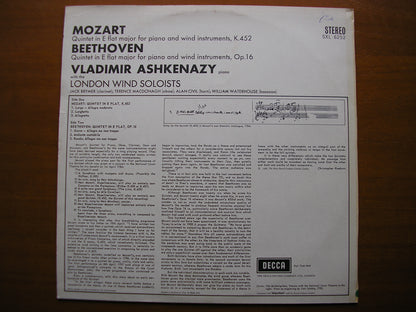 SXL 6252  MOZART: QUINTET / BEETHOVEN: QUINTET      ASHKENAZY / LONDON WIND SOLOISTS     ED2