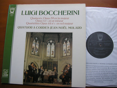 BOCCHERINI: STRING QUARTETS Op. 1 / Op. 39 / QUARTETTINO Op. 44    JEAN-NOEL MOLARD QUARTET    ARN 38455