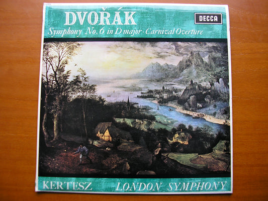 SXL 6253  DVORAK: SYMPHONY No. 6  / CARNIVAL OVERTURE      KERTESZ / LONDON SYMPHONY    ED2