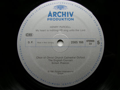 PURCELL: CHORAL WORKS     CHRIST CHURCH CATHEDRAL CHOIR / THE ENGLISH CONCERT / PRESTON      3LP     2723 076