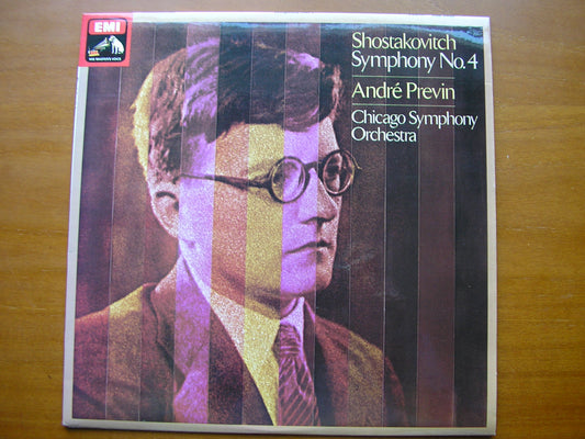 SHOSTAKOVICH: SYMPHONY No. 4     PREVIN / CHICAGO SYMPHONY     ASD 3440