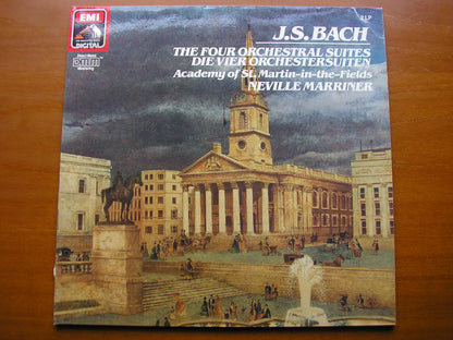 BACH: FOUR ORCHESTRAL SUITES  BWV 1066 - BWV 1069       MARRINER / ASMIF     2LP     27 0310
