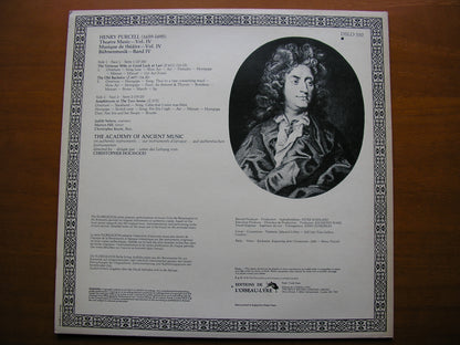 PURCELL: MUSIC FOR THE THEATRE  Volume 4       ACADEMY OF ANCIENT MUSIC HOGWOOD     DSLO 550
