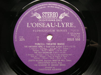 PURCELL: MUSIC FOR THE THEATRE  Volume 4       ACADEMY OF ANCIENT MUSIC HOGWOOD     DSLO 550