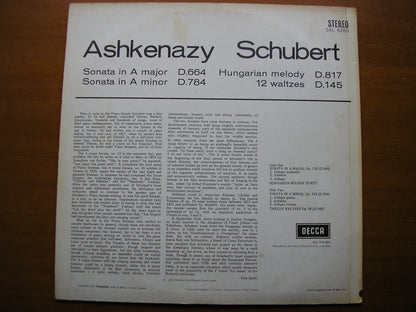 SXL 6260  SCHUBERT: PIANO SONATAS D664  &  D784 / TWELVE WALTZES D145       ASHKENAZY     ED2