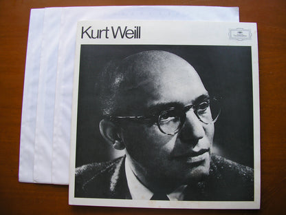 WEILL: MAHAGONNY / PANTOMIME / VIOLIN CONCERTO / BERLIN REQUIEM     SOLOISTS / LONDON SINFONIETTA / ATHERTON    3LP     2740 153