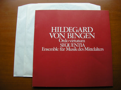 HILDEGARD VON BINGEN: ORDO VIRTUTUM      SEQUENTIA ENSEMBLE FOR MUSIC OF THE MIDDLE AGES     2LP     99 942/3