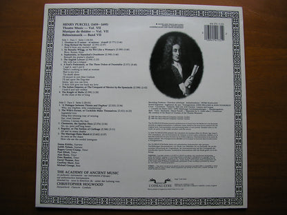 PURCELL: MUSIC FOR THE THEATRE  Volume 7      ACADEMY OF ANCIENT MUSIC / HOGWOOD     414 173