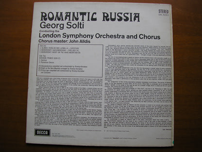 SXL 6263  ROMANTIC RUSSIA: GLINKA / BORODIN / MUSSORGSKY      SOLTI / LONDON SYMPHONY      ED2