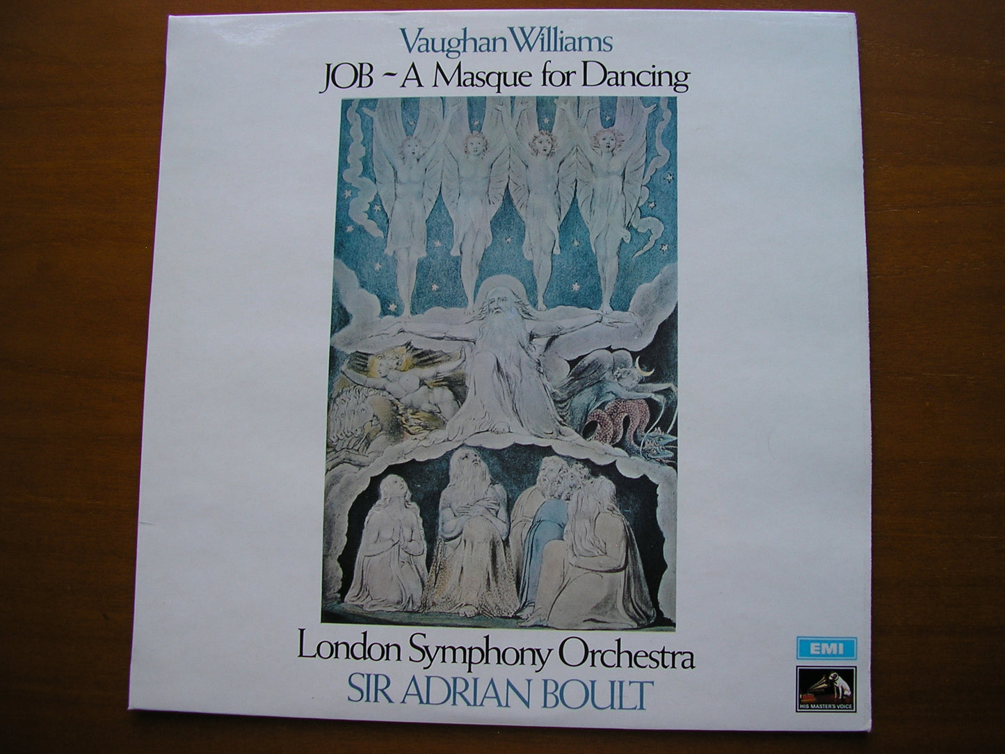 VAUGHAN WILLIAMS: JOB    (Ballet 1931)     SIR ADRIAN BOULT / LONDON SYMPHONY    ASD 2673