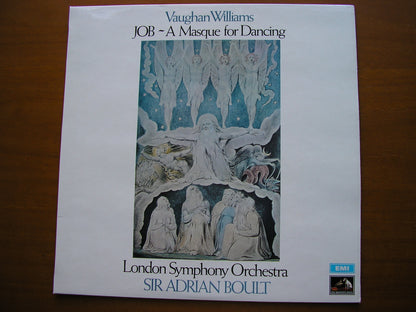 VAUGHAN WILLIAMS: JOB    (Ballet 1931)     SIR ADRIAN BOULT / LONDON SYMPHONY    ASD 2673