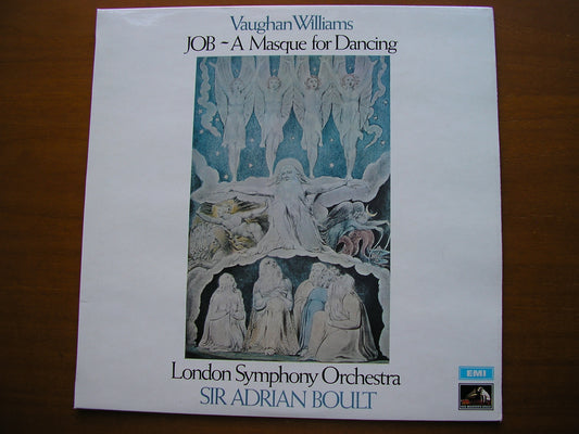 VAUGHAN WILLIAMS: JOB    (Ballet 1931)     SIR ADRIAN BOULT / LONDON SYMPHONY    ASD 2673