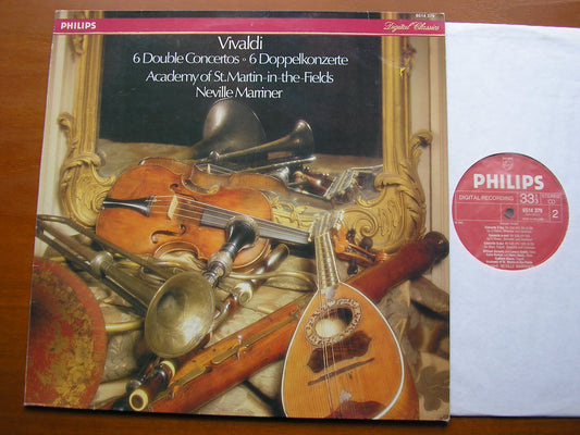 VIVALDI: SIX DOUBLE CONCERTOS      SOLOISTS / ACADEMY OF SAINT MARTIN IN THE FIELDS / MARRINER      6514 379