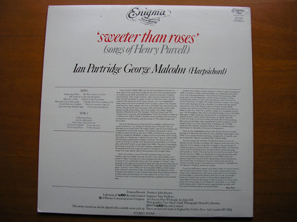 PURCELL: SONGS     IAN PARTRIDGE / GEORGE MALCOLM    K53569
