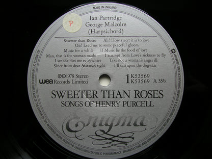 PURCELL: SONGS     IAN PARTRIDGE / GEORGE MALCOLM    K53569