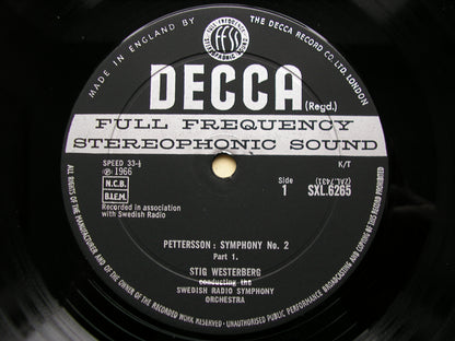 SXL 6265  PETTERSSON: SYMPHONY No. 6     WESTERBERG / SWEDISH RADIO ORCHESTRA     ED2
