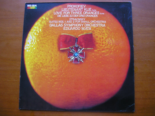 PROKOFIEV: LOVE FOR 3 ORANGES / LIEUTENANT KIJE / STRAVINSKY: SUITES Nos. 1 & 2       MATA / DALLAS SYMPHONY     RL 85168