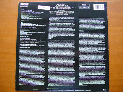 PROKOFIEV: LOVE FOR 3 ORANGES / LIEUTENANT KIJE / STRAVINSKY: SUITES Nos. 1 & 2       MATA / DALLAS SYMPHONY     RL 85168