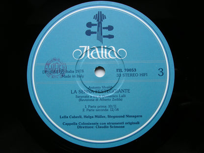 VIVALDI: LA SENNA FESTEGGIANTE      SOLOISTS / CAPPELLA COLONIENSIS / SCIMONE    2 LP      ITL 70053