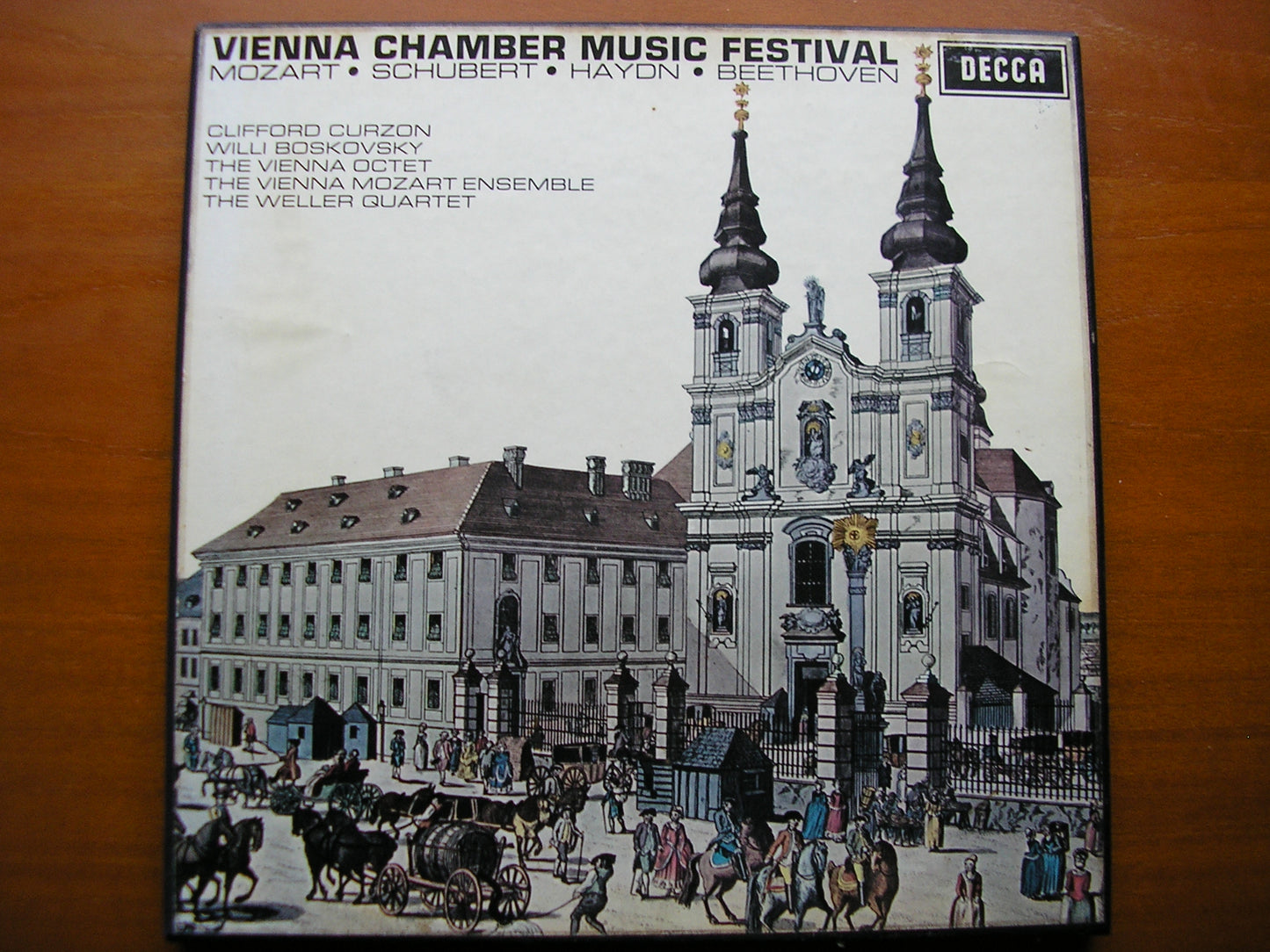 SXL 6238/41  VIENNA CHAMBER MUSIC FESTIVAL: MOZART / HAYDN / SCHUBERT / BEETHOVEN     4LP      ED2
