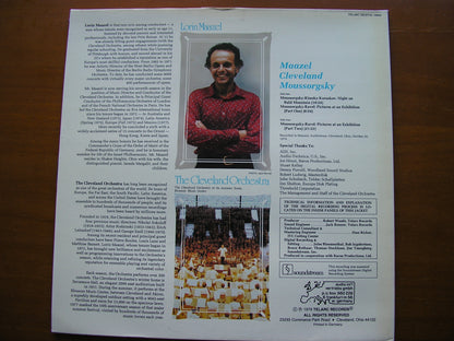 MOUSSORGSKY: PICTURES AT AN EXHIBITION / NIGHT ON BARE MOUNTAIN      MAAZEL / CLEVELAND ORCHESTRA     10042