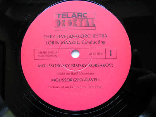 MOUSSORGSKY: PICTURES AT AN EXHIBITION / NIGHT ON BARE MOUNTAIN      MAAZEL / CLEVELAND ORCHESTRA     10042