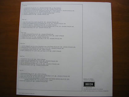 SXL 6242/4  INVITATION TO A STRAUSS FESTIVAL: MUSIC OF THE STRAUSS FAMILY    BOSKOVSKY / VIENNA PHILHARMONIC    3LP     ED2