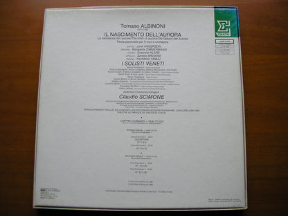 ALBINONI: IL NASCIMENTO DELL'AURORA    SOLOISTS / I SOLOISTI DI VENETI / SCIMONE     2LP     NUM 751522