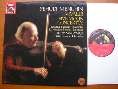 VIVALDI: VIOLIN CONCERTOS    MENUHIN / POLISH CHAMBER ORCHESTRA / MAKSYMIUK     ASD 143442