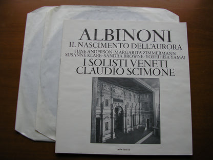 ALBINONI: IL NASCIMENTO DELL'AURORA    SOLOISTS / I SOLOISTI DI VENETI / SCIMONE     2LP     NUM 751522