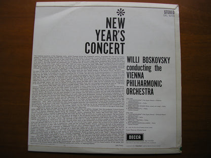 SXL 6256  NEW YEAR'S CONCERT: MUSIC OF JOHANN & JOSEF STRAUSS      BOSKOVSKY / VIENNA PHILHARMONIC     ED2