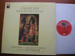 DUFAY: MASS Se La Face Ay Pale   EARLY MUSIC CONSORT OF LONDON / MUNROW     CSD 3751