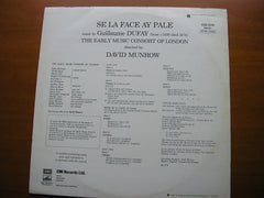 DUFAY: MASS Se La Face Ay Pale   EARLY MUSIC CONSORT OF LONDON / MUNROW     CSD 3751