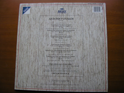 VIVALDI: L'AMOROSO  Six Concertos     SOLOISTS / THE ENGLISH CONCERT / PINNOCK    419 615
