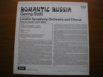 SXL 6263  ROMANTIC RUSSIA: GLINKA / BORODIN / MUSSORGSKY       SOLTI / LONDON SYMPHONY    ED4