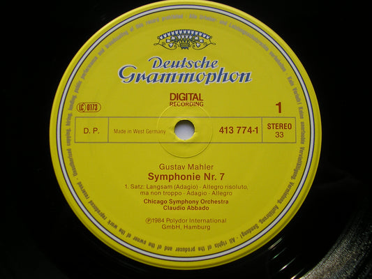 MAHLER: SYMPHONY No. 7    ABBADO / CHICAGO SYMPHONY    413 773