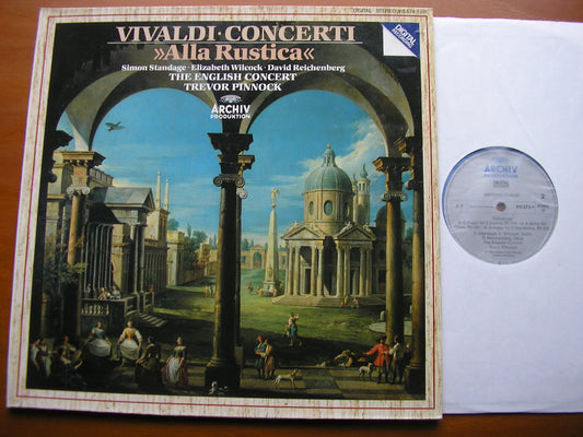 VIVALDI: ALLA RUSTICA  Six Concertos     SOLOISTS / THE ENGLISH CONCERT / PINNOCK    415 674