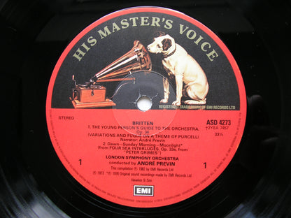 THE MUSIC OF BENJAMIN BRITTEN      PREVIN / HAENDEL / BERGLUND / LSO / BSO     3LP     SLS 5266