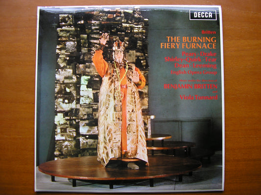 BRITTEN: THE BURNING FIERY FURNACE    SOLOISTS / ENGLISH OPERA GROUP / BRITTEN     SET 356